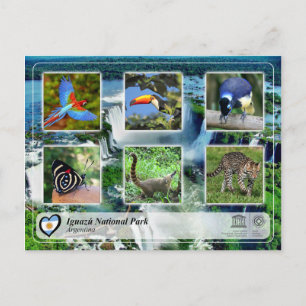 UNESCO WH- Iguazu Nationalpark Postkarte