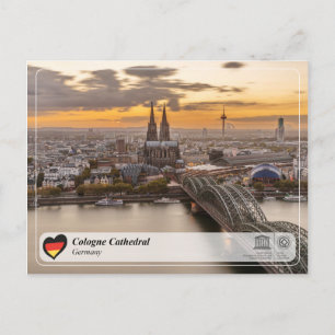 UNESCO WH- Kölner Dom Postkarte