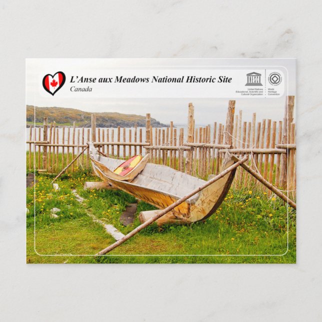UNESCO WH- L’Anse aux Meadows Postkarte (Vorderseite)