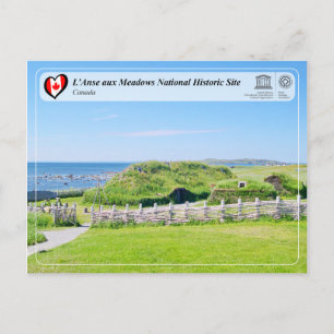 UNESCO WH- L’Anse aux Meadows Postkarte