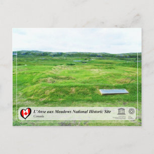 UNESCO WH- L’Anse aux Meadows Postkarte