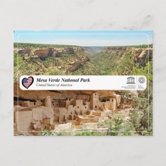 UNESCO WH- Mesa Verde Nationalpark Postkarte