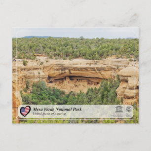 UNESCO WH- Mesa Verde Nationalpark Postkarte