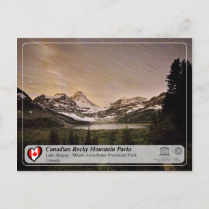 UNESCO WH- Monte Assiniboine Provincial Park Postkarte