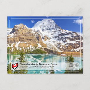 UNESCO WH- Mount Robson Provincial Park Postkarte