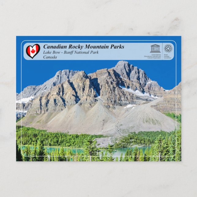 UNESCO WH- Nationalpark Banff Postkarte (Vorderseite)