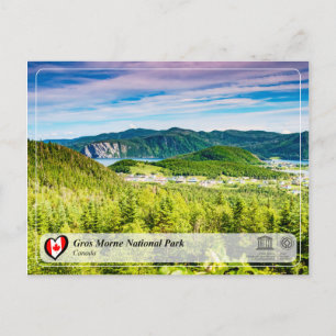 UNESCO WH- Nationalpark Gros Morne Postkarte