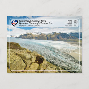 UNESCO WH- Nationalpark Vatnajökull Postkarte