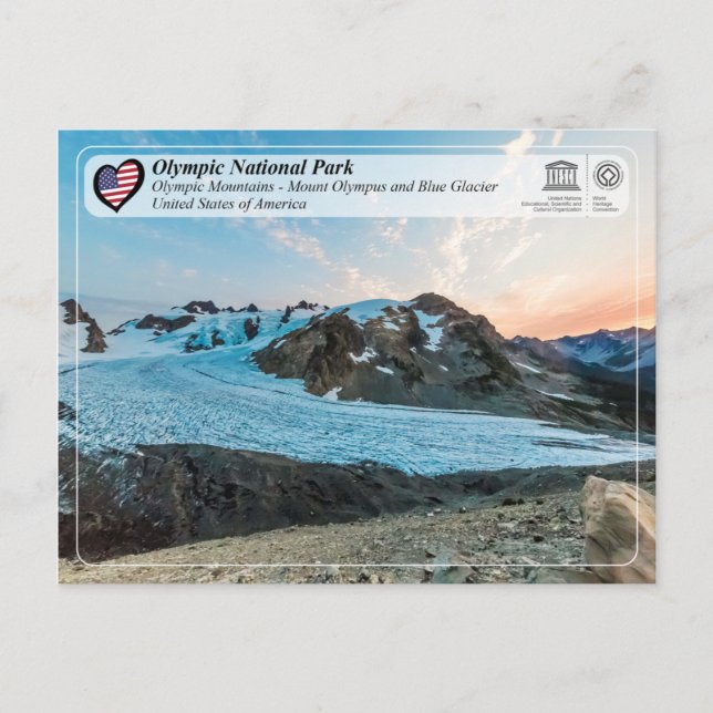UNESCO WH- Olympischer Nationalpark - Olympischer  Postkarte (Vorderseite)