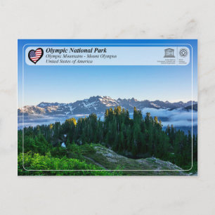UNESCO WH- Olympischer Nationalpark - Olympischer  Postkarte