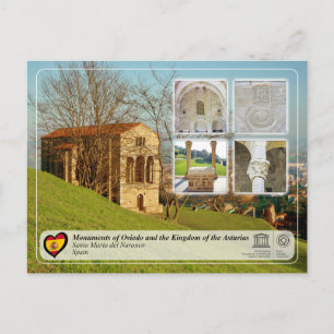 UNESCO WH- Santa María del Naranco Postkarte