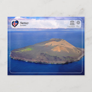 UNESCO WH- Surtsey Island Postkarte