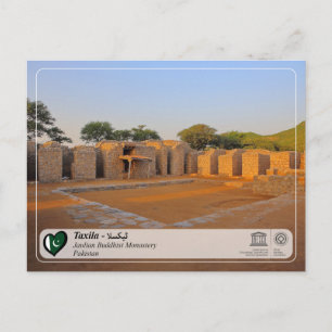 UNESCO WH- Taxila - Jaulisches buddhistisches Klos Postkarte