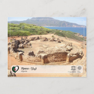 UNESCO WH- Tipasa - ت ي ب ا ز ا Postkarte