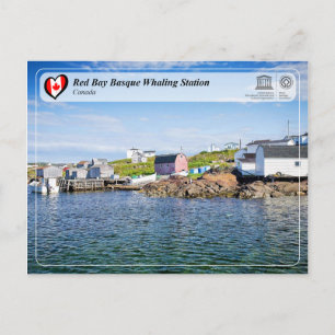 UNESCO WH- Whaling Station in der Bucht von Red Ba Postkarte