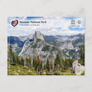 UNESCO WH- Yosemite Nationalpark - Postcard Postkarte