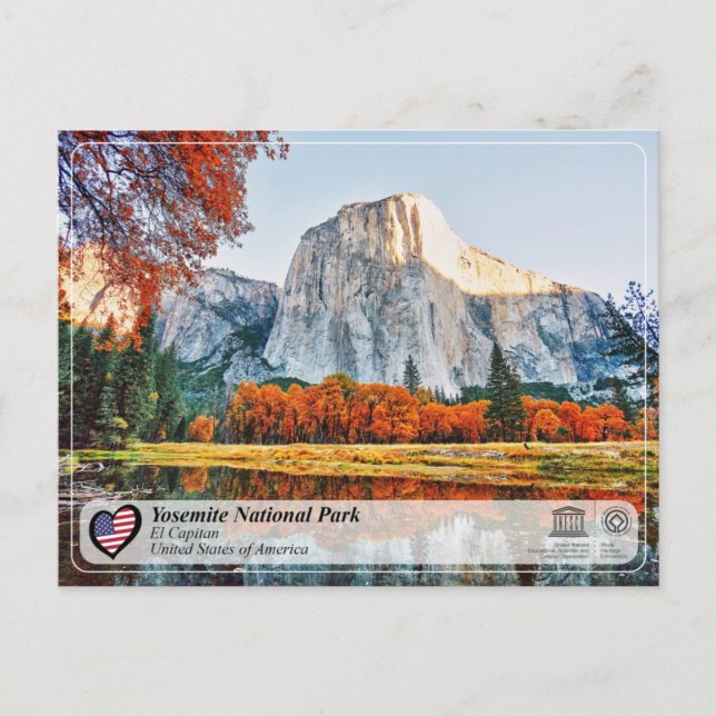UNESCO WH- Yosemite NP - El Capitan Postcard Postkarte (Vorderseite)
