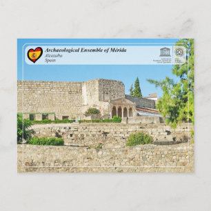 UNESCO WHS - Alcazaba von Mérida Postkarte