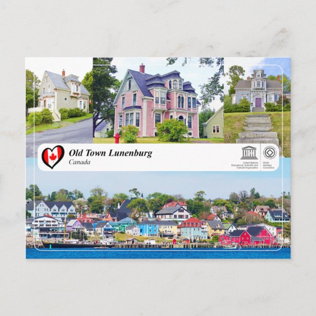UNESCO WHS - Altstadt Lunenburg Postkarte (Vorderseite)