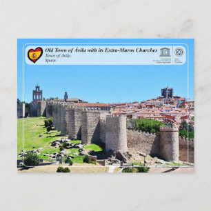 UNESCO WHS - Altstadt von Ávila und ihre Mauern Postkarte