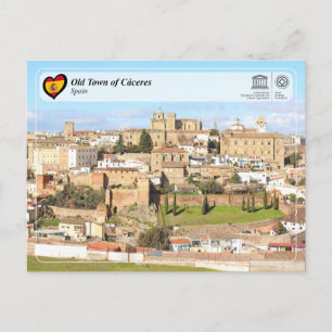 UNESCO WHS - Altstadt von Cáceres Postkarte