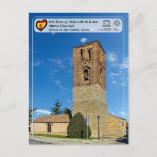 UNESCO WHS - Ávila - Iglesia de San Martín Postkarte
