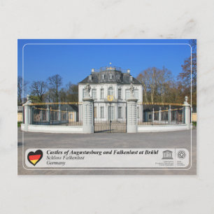 UNESCO WHS - Burg Falkenlust Postkarte