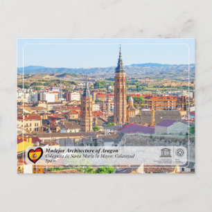 UNESCO WHS - Colegiata de Santa María la Mayor Postkarte