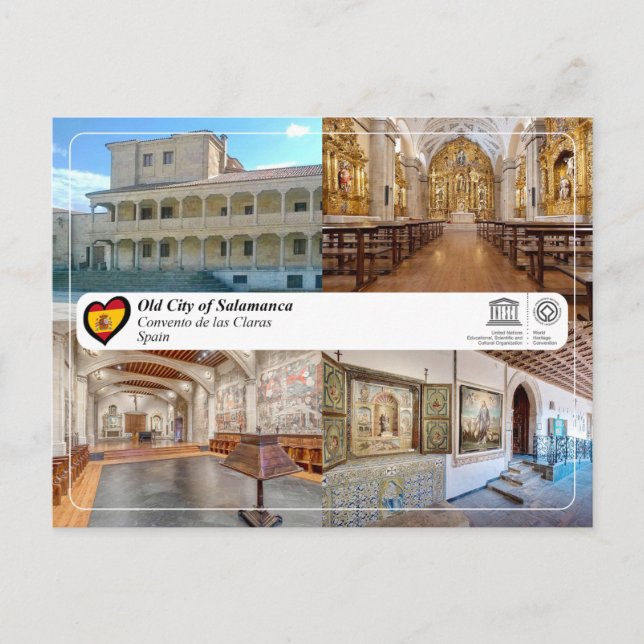 UNESCO WHS - Convento de las Claras Postkarte (Vorderseite)