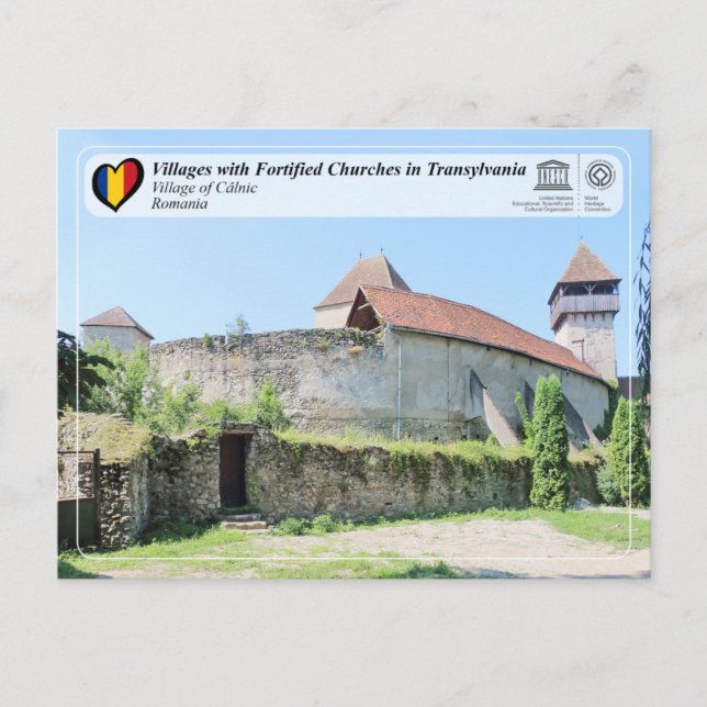 UNESCO WHS - Dorf Câlnic Postcard Postkarte (Vorderseite)