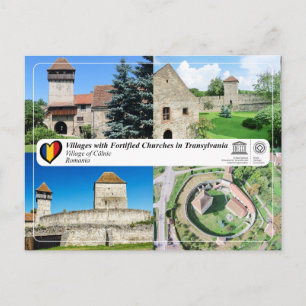 UNESCO WHS - Dorf Câlnic Postcard Postkarte