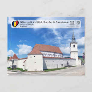 UNESCO WHS - Dorf Dârjiu Postcard Postkarte