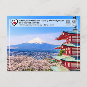 UNESCO WHS - Fujisan - Mount Fuji - 富 士 山 Postkarte