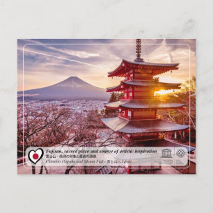 UNESCO WHS - Fujisan - Mount Fuji - 富 士 山 Postkarte