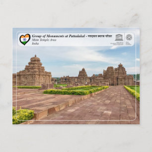 UNESCO WHS - Gruppe der Denkmäler in Pattadakal Postkarte