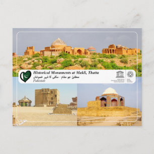UNESCO WHS - Historische Denkmäler von Makli, That Postkarte