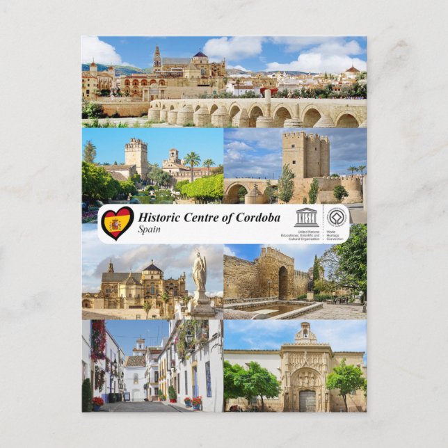 UNESCO WHS - Historisches Zentrum von Córdoba Postkarte (Vorderseite)