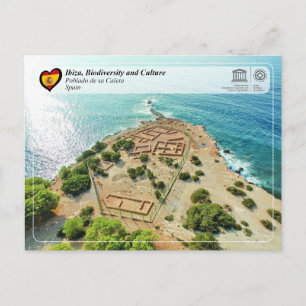 UNESCO WHS - Ibiza/Eivissa - Ruinen von Sa Caleta Postkarte