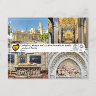 UNESCO WHS - Kathedrale von Sevilla Postkarte