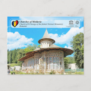 UNESCO WHS - Kirchen Moldawiens - Voronet Postkarte
