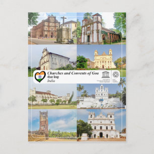 UNESCO WHS - Kirchen und Kloster von Goa Postkarte