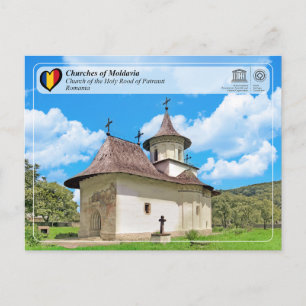 UNESCO WHS - Kirchen von Moldawien - Patrauti Postkarte