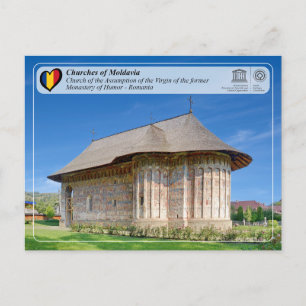 UNESCO WHS - Kirchen von Moldawien - Spaß Postkarte