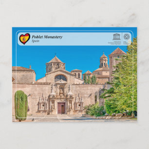 UNESCO WHS - Kloster Poblet Postkarte
