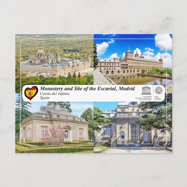 UNESCO WHS - Kloster und Ort der Escurial Postkarte (Vorderseite)