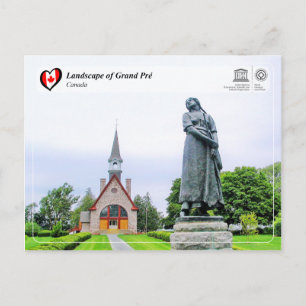 UNESCO WHS - Landschaft von Grand Pré Postkarte