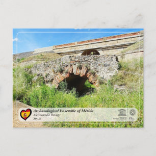 UNESCO WHS - Mérida - Alcantarilla-Brücke Postkarte