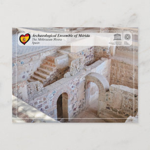 UNESCO - WHS - Mérida - Das Haus des Mithräums Postkarte