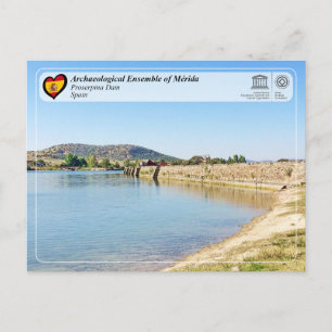 UNESCO - WHS - Mérida - Proserpina-Staudamm Postkarte