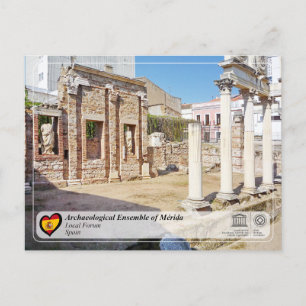 UNESCO WHS - Mérida - Römliches Stadtforum Postkarte